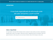Tablet Screenshot of airportdesk.pt