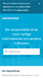 Mobile Screenshot of airportdesk.dk