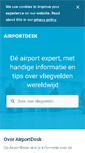 Mobile Screenshot of airportdesk.nl