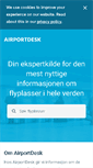 Mobile Screenshot of airportdesk.no